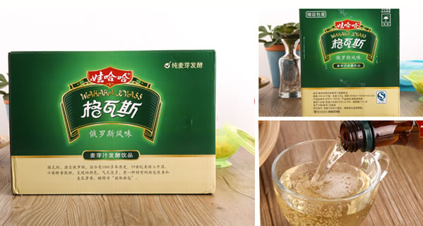 娃哈哈格瓦斯麦芽汁发酵饮品