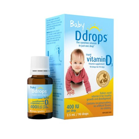 Baby Ddrops 400IU婴儿维生素D滴剂