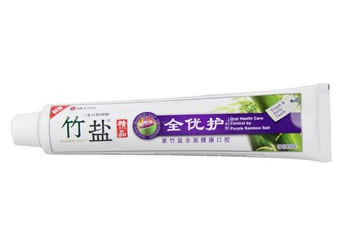 LG竹盐精品全优护原味牙膏