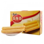 再来：康师傅 蛋酥卷（香浓奶油味）384g/盒 苏宁价格19.9元