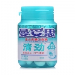 曼妥思 清劲夹心无糖口香糖瓶装56g*2 京东价格9.8元