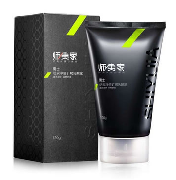 师夷家男士活泉净痘矿物洗颜泥120g