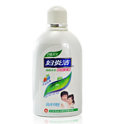 妇炎洁植物本草女性私处洗液