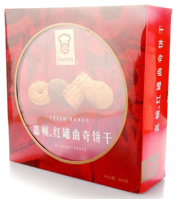 嘉顿 红罐曲奇