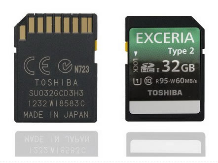 东芝EXCERIA Type Ⅱ型SDHC卡 
