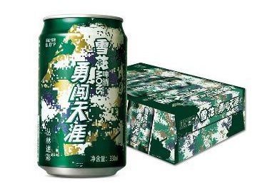 听装雪花啤酒