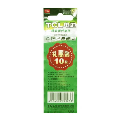 TCL R03-C10 7号碳性电池