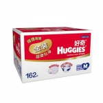 好奇 金装超柔贴身纸尿裤彩箱装M162片 苏宁价格