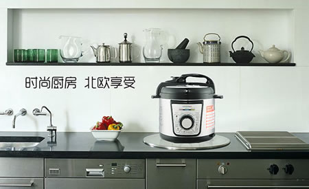 北欧NDY408M安全型电压力锅