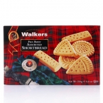 Walkers沃克斯黄油曲奇饼干组合装250g （英国进口 盒装）我买网