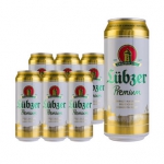 吕贝尔 德国黄啤酒 500ML*6听 易迅网华东价格