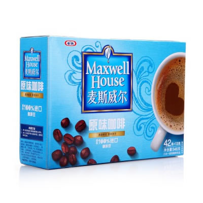 麦斯威尔三合一原味咖啡