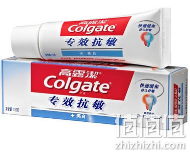 高露洁专效抗敏美白牙膏120g