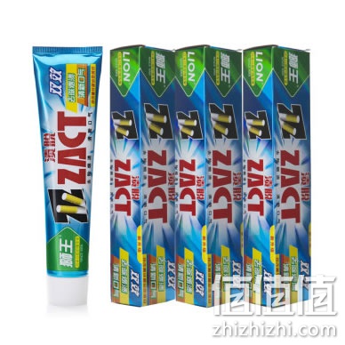 狮王双效型渍脱牙膏