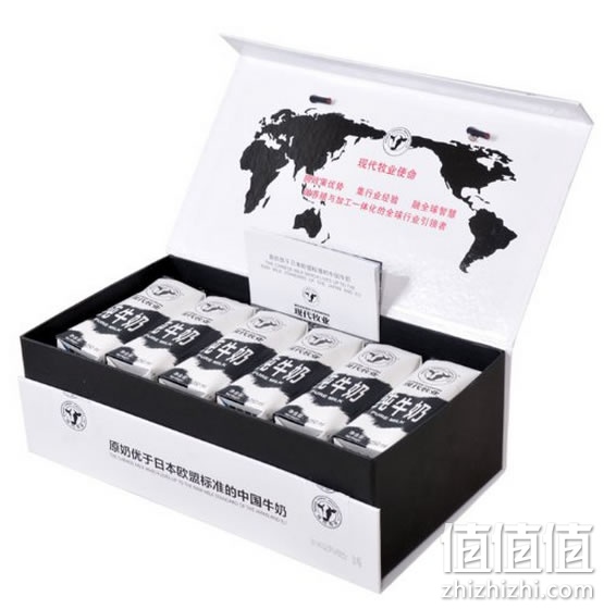 现代牧业纯牛奶