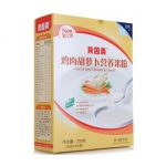 贝因美 鸡肉胡萝卜营养米粉25g*10袋 京东价格