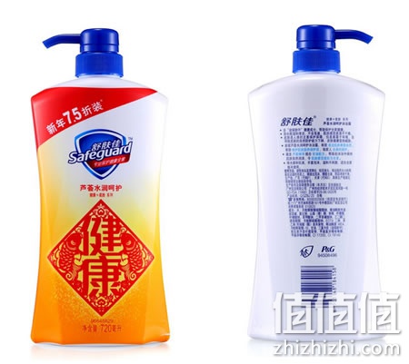 舒肤佳芦荟水润呵护型沐浴露720ml