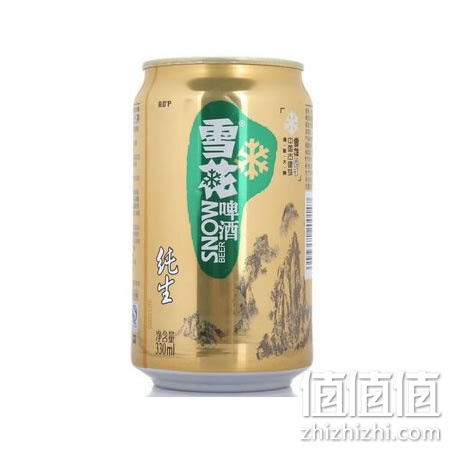 雪花8度纯生330ml*24听