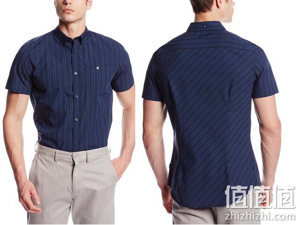 Calvin Klein 卡尔文•克莱恩男士纯棉短袖衬衫
