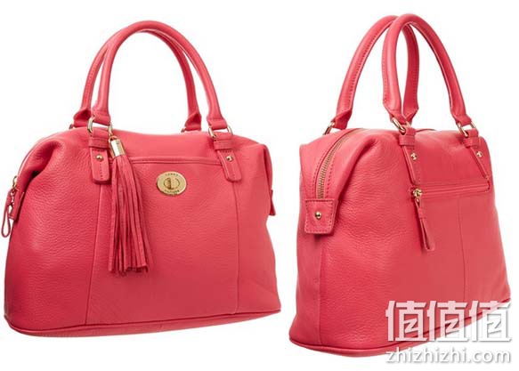 Tommy Hilfiger 汤米·希尔费格女士真皮流苏手提包