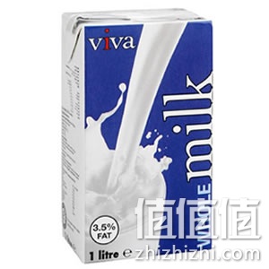 VIVA韦沃纯牛奶1L*12