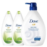 多芬Dove 深层营润沐浴乳1000ml+紧致滋润沐浴乳300ml*2瓶 亚马逊中国