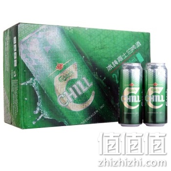 嘉士伯冰纯啤酒 500ml*24听