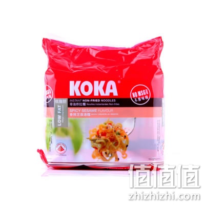 可口牌香辣芝麻汤味快熟拉面