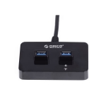 奥睿科（ORICO） DBU3-2P-BK 高速USB3.0 2口HUB集线器 黑色款 京东商城价格29元
