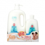强生 婴儿牛奶沐浴露1000ml+300ml 京东商城价格
