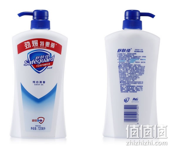 舒肤佳纯白清香沐浴露720ml
