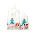 强生（Johnson）婴儿牛奶沐浴露1000ml+300ml 京东商城价格