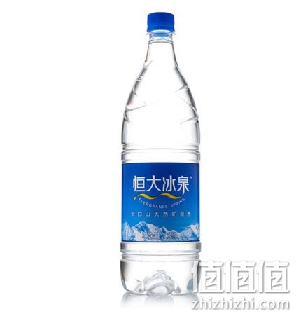 恒大冰泉长白山天然矿泉水1.25L*12整箱