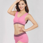 兰启儿 女士薄款背心式运动内衣套装 天猫