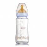 NUK 宽口径耐高温玻璃彩色奶瓶 120ml 亚马逊中国价格