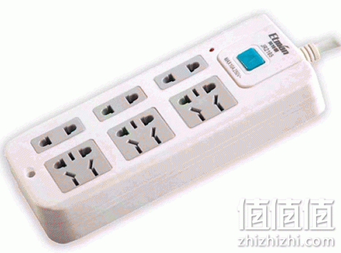 英特曼六位带开关多用插座