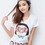 韩版女士短袖印花T恤 淘宝网价格