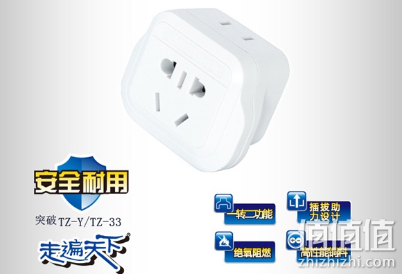 突破美标旅游转换器