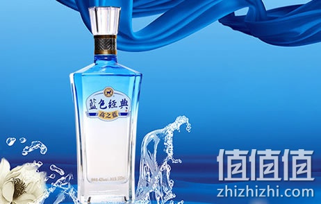 洋河高之蓝白酒