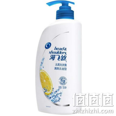 海飞丝清爽去油型去屑洗发露750毫升