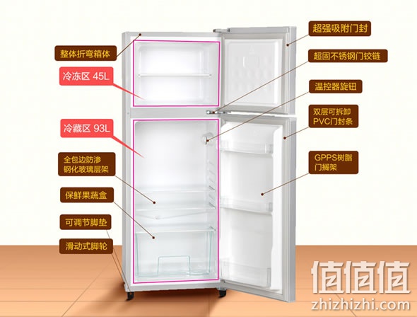 创维BCD-138H双门冰箱
