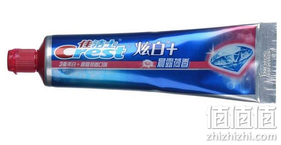 佳洁士炫白+晨露荷香牙膏180克