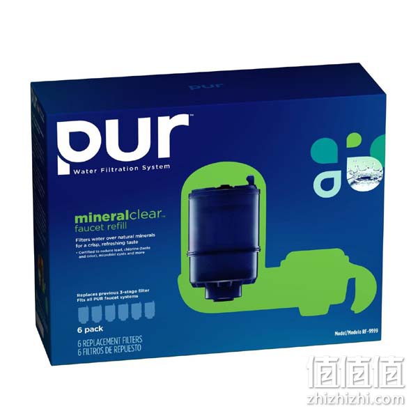 美国宝洁 PUR RF-9999 龙头净水器6只装