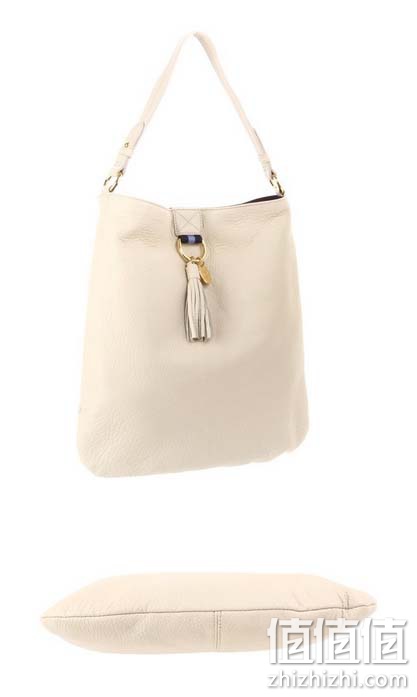 Tommy Hilfiger 汤米•希尔费格 Tasseled Pebble 女士真皮单肩包