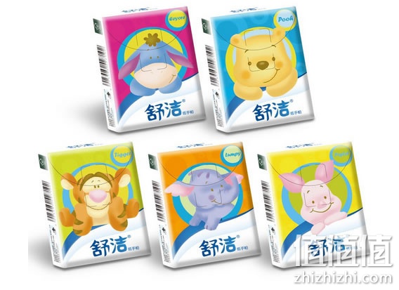 舒洁迪斯尼手帕纸3层10包*10条
