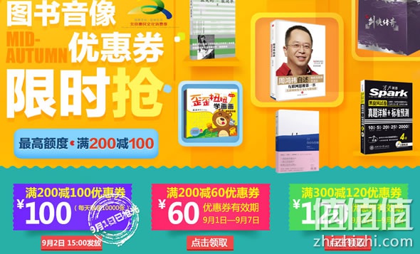 京东商城图书音像优惠劵