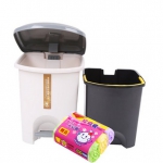 美丽雅 HC051362 时尚垃圾桶 7L +赠品 亚马逊中国