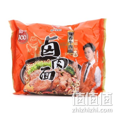 统一100卤肉辣香牛肉面