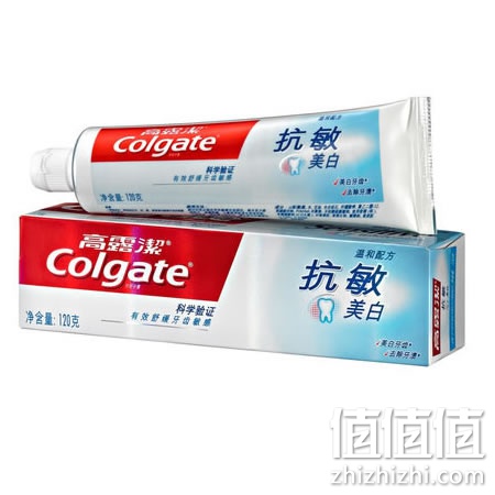 高露洁抗敏美白牙膏120g