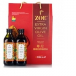 尊尼ZOE 尊爱特级橄榄油简装礼盒 500ml*2 顺丰优选价格